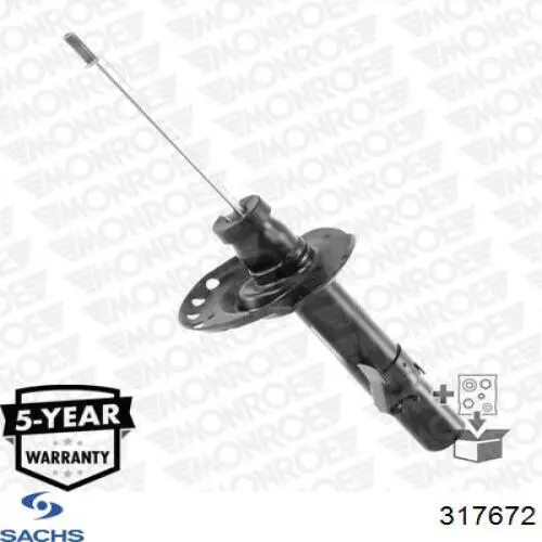 317672 Sachs Amortyzator przedni prawy