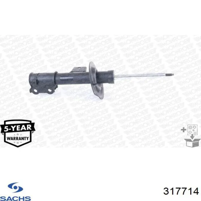 Amortyzator przedni lewy Sachs 317714 cena, od 57,38 USD