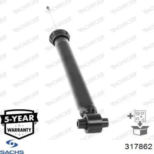 Amortyzator tylny Sachs 317862 cena, od 68,24 USD