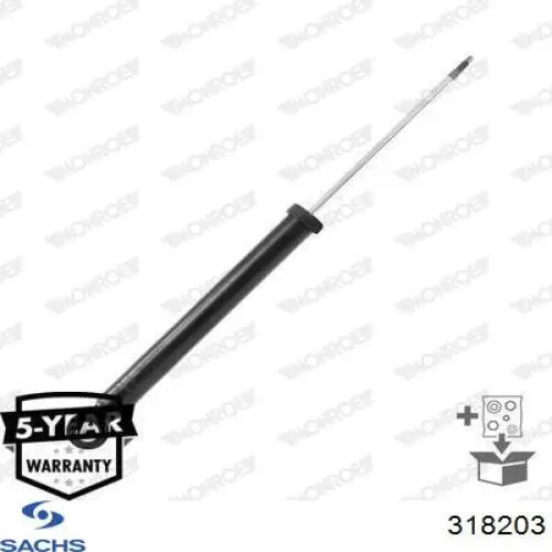 Amortyzator tylny Sachs 318203 cena, od 42,36 USD