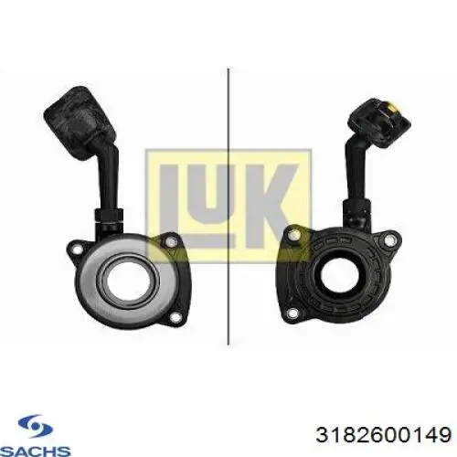 Do koszyka 3182600149 Sachs Cylinder roboczy sprzęgła (wysprzęglik) w komplecie z łożyskiem wyciskowym