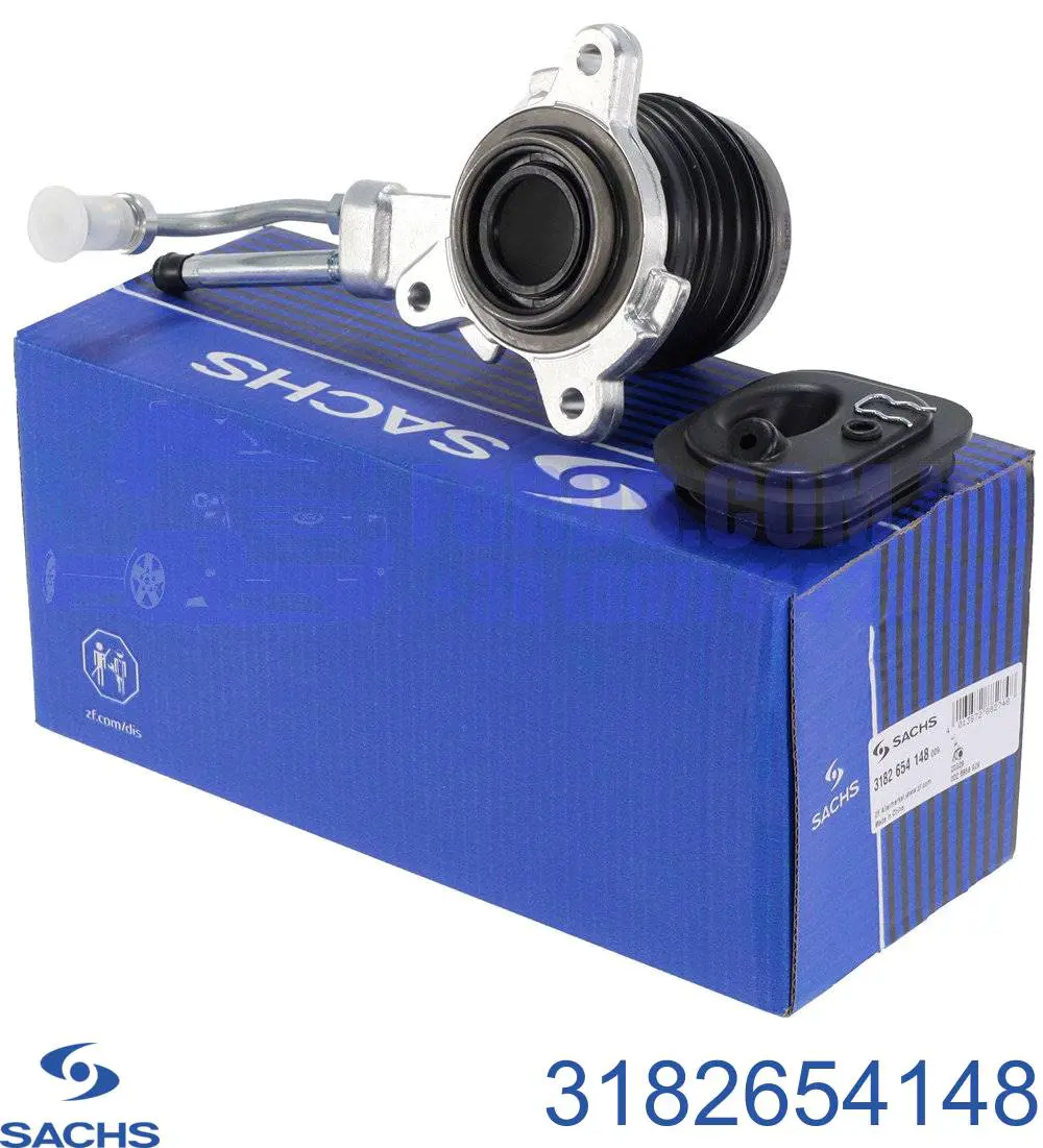 Cylinder roboczy sprzęgła (wysprzęglik) w komplecie z łożyskiem wyciskowym Sachs 3182654148 cena, od 68,92 USD