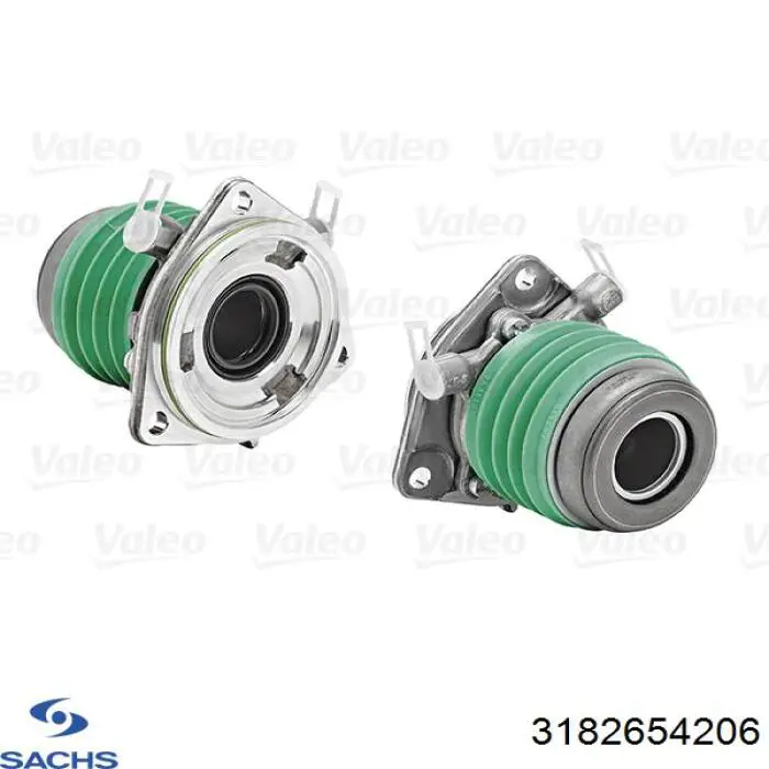 Cylinder roboczy sprzęgła (wysprzęglik) w komplecie z łożyskiem wyciskowym Sachs 3182654206 cena, od 113,15 USD