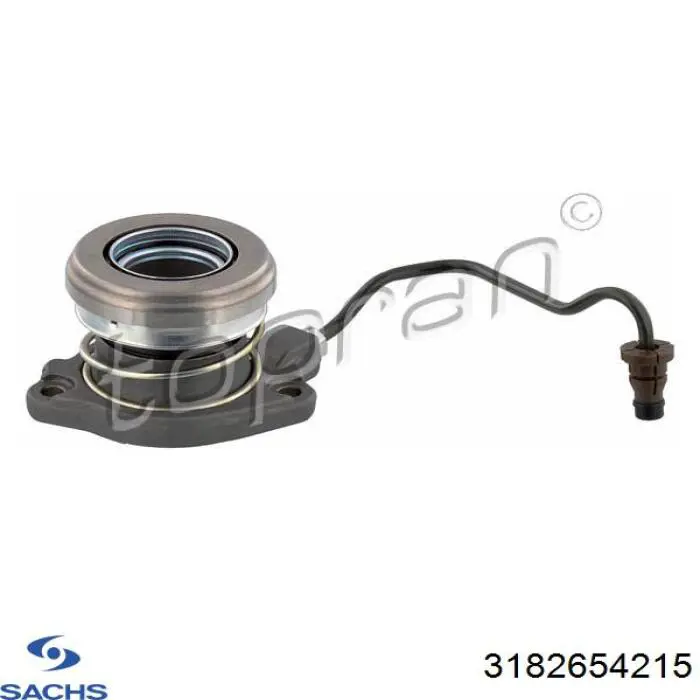 Cylinder roboczy sprzęgła (wysprzęglik) w komplecie z łożyskiem wyciskowym Sachs 3182654215 cena, od 57,43 USD