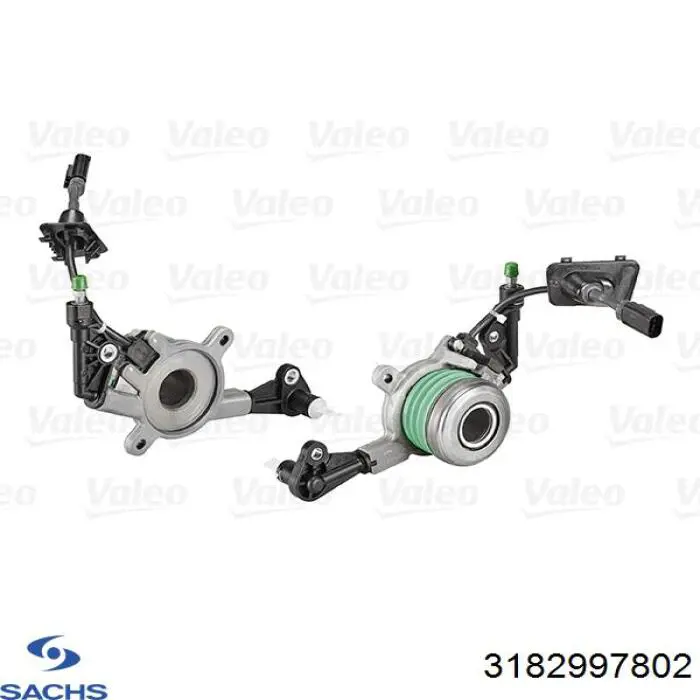 Do koszyka 3182997802 Sachs Cylinder roboczy sprzęgła (wysprzęglik) w komplecie z łożyskiem wyciskowym