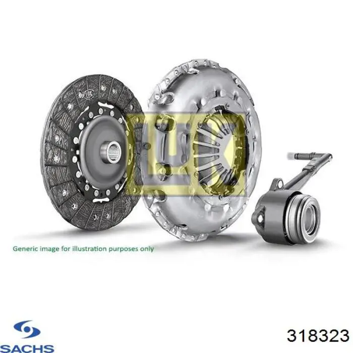 318323 Sachs Amortyzator tylny