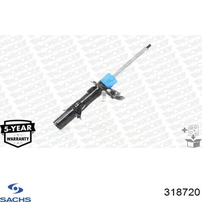 Amortyzator przedni lewy Sachs 318720 cena, od 98,87 USD