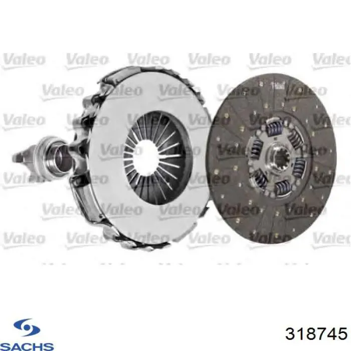 318745 Sachs Amortyzator przedni lewy