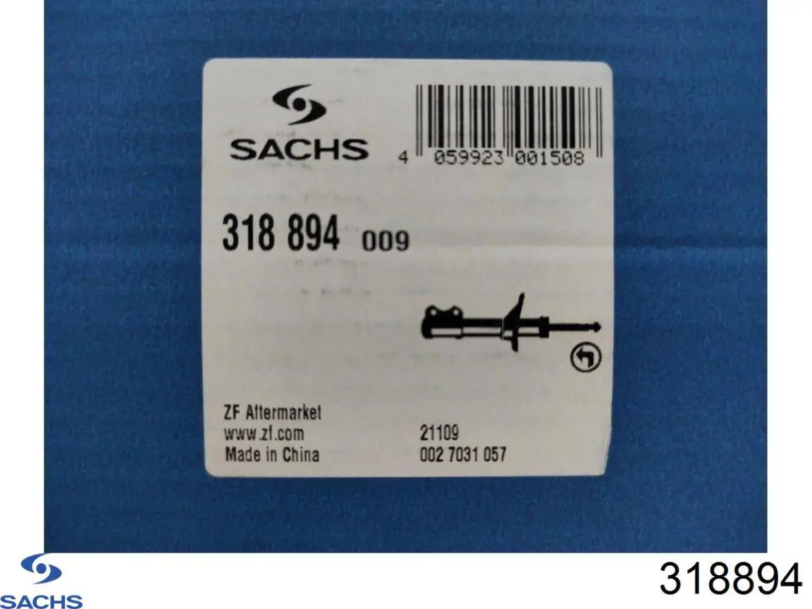 Amortyzator przedni lewy Sachs 318894 cena, od 42,94 USD
