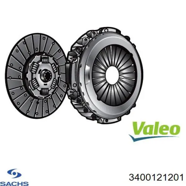 3400121201 Sachs Zestaw sprzęgła (3 części)