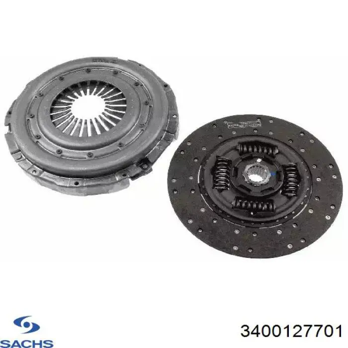 Zestaw sprzęgła (3 części) Sachs 3400127701 cena, od 609,00 USD