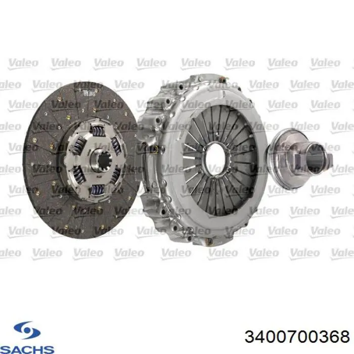 Zestaw sprzęgła (3 części) Sachs 3400700368 cena, od 882,66 USD