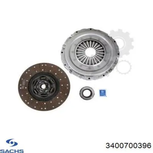 Zestaw sprzęgła (3 części) Sachs 3400700396 cena, od 1136,36 USD