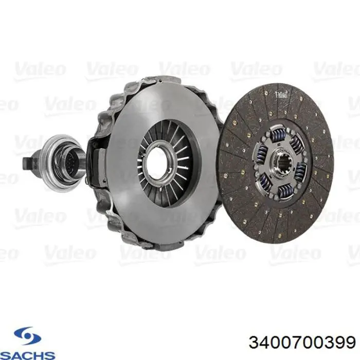 3400700399 Sachs Zestaw sprzęgła (3 części)