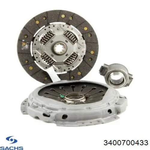Zestaw sprzęgła (3 części) Sachs 3400700433 cena, od 195,48 USD