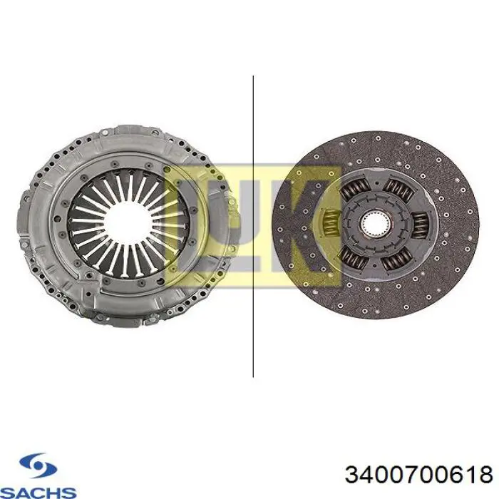 3400700618 Sachs Zestaw sprzęgła (3 części)