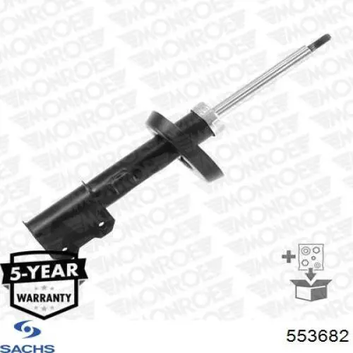 Amortyzator przedni Sachs 553682 cena, od 71,51 USD