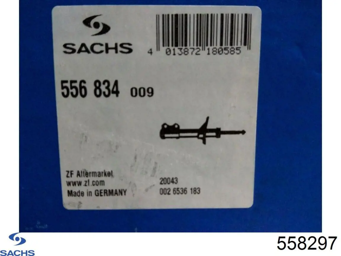 Do koszyka 558297 Sachs Amortyzator przedni