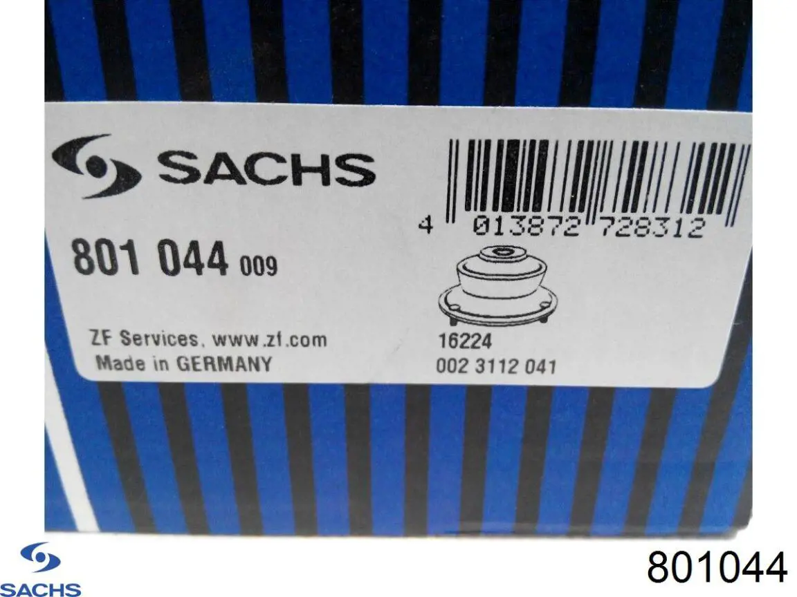 Poduszka amortyzatora przedniego Sachs 801044 cena, od 15,90 USD