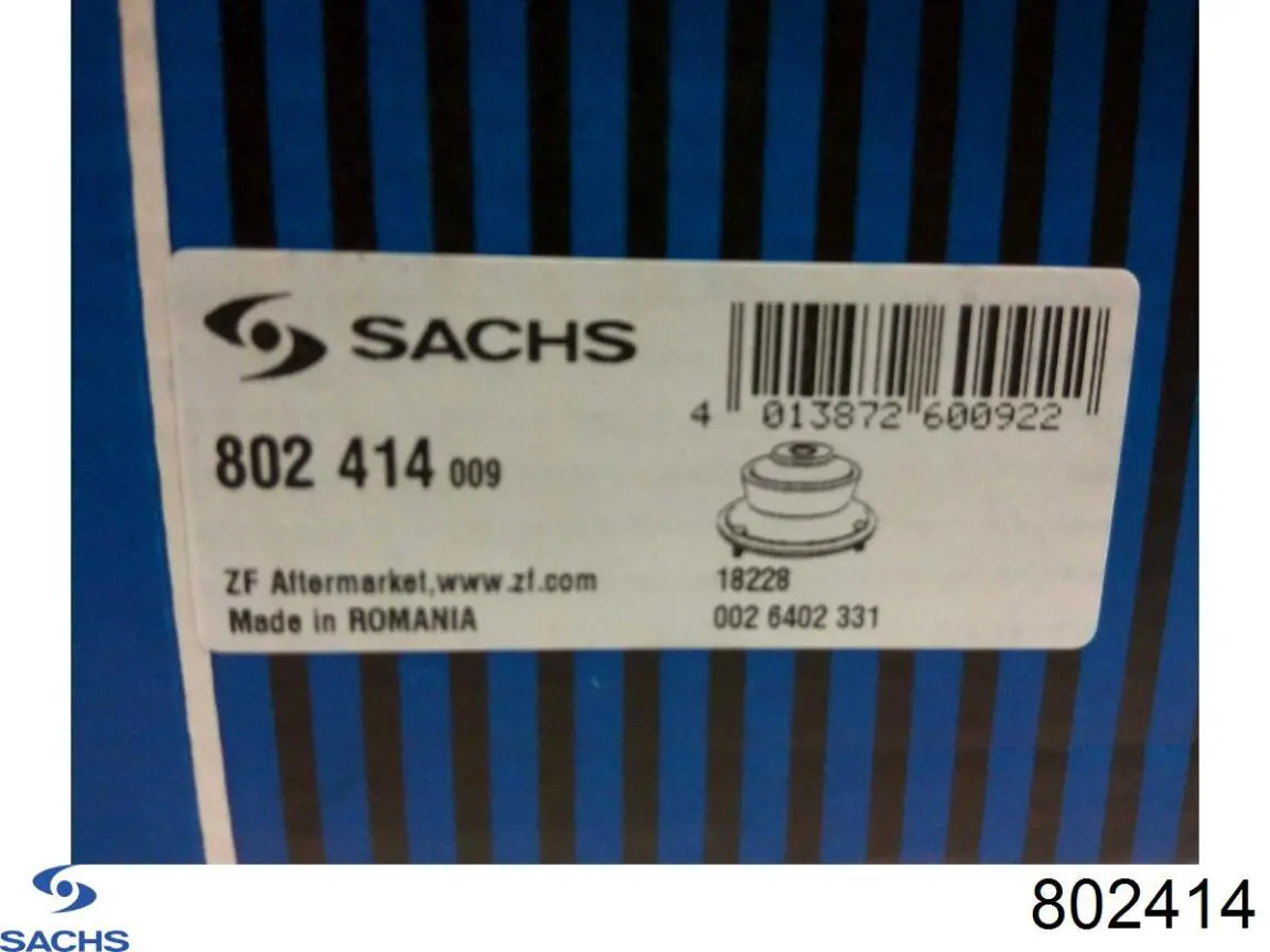Do koszyka 802414 Sachs Poduszka amortyzatora przedniego
