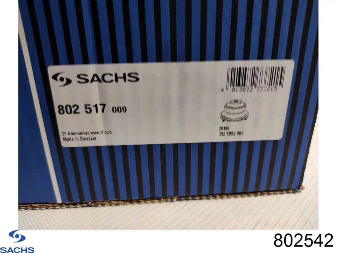 Do koszyka 802542 Sachs Poduszka amortyzatora przedniego