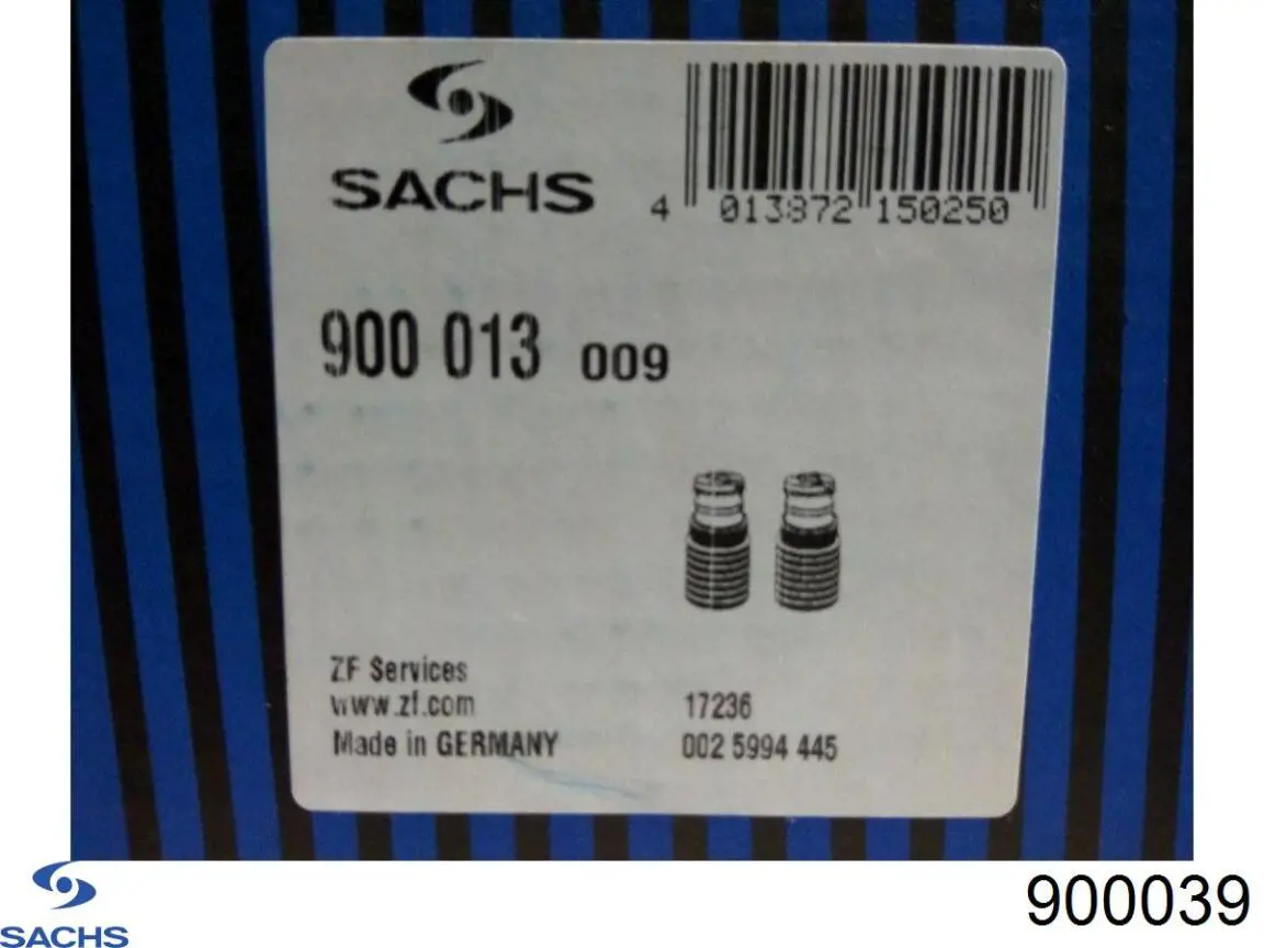 Do koszyka 900039 Sachs Odbój amortyzatora przedniego + osłona