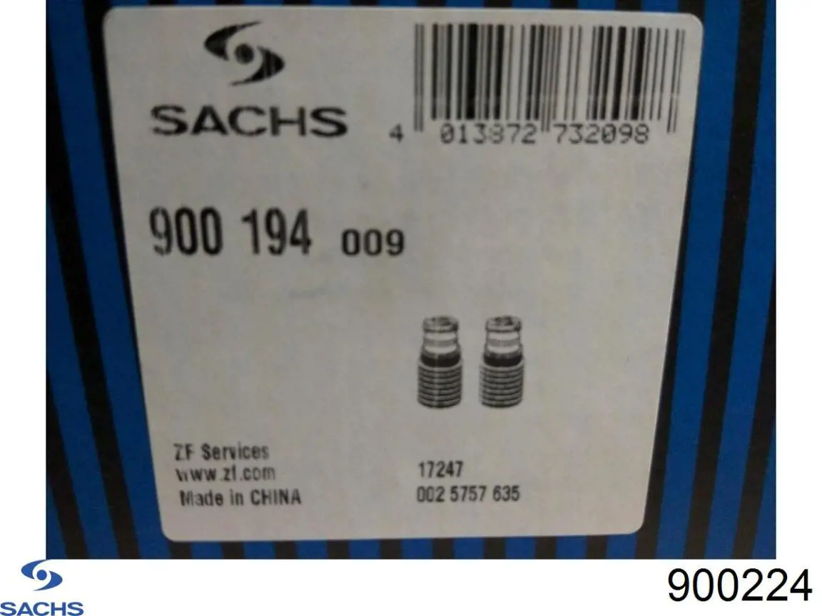 Do koszyka 900224 Sachs Odbój amortyzatora przedniego + osłona