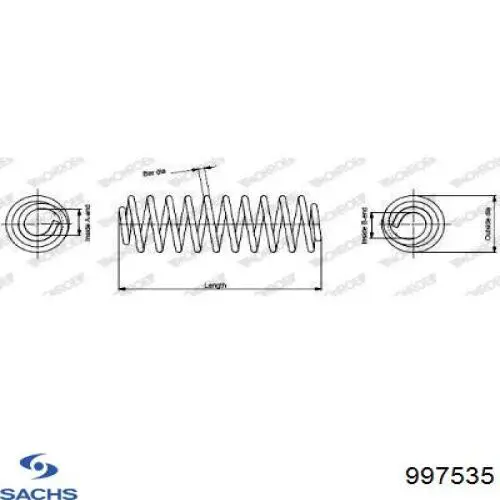 Sprężyna przednia Audi 200 sedana (44, 44Q) (1983 - 1991) cena, od 60,61 USD