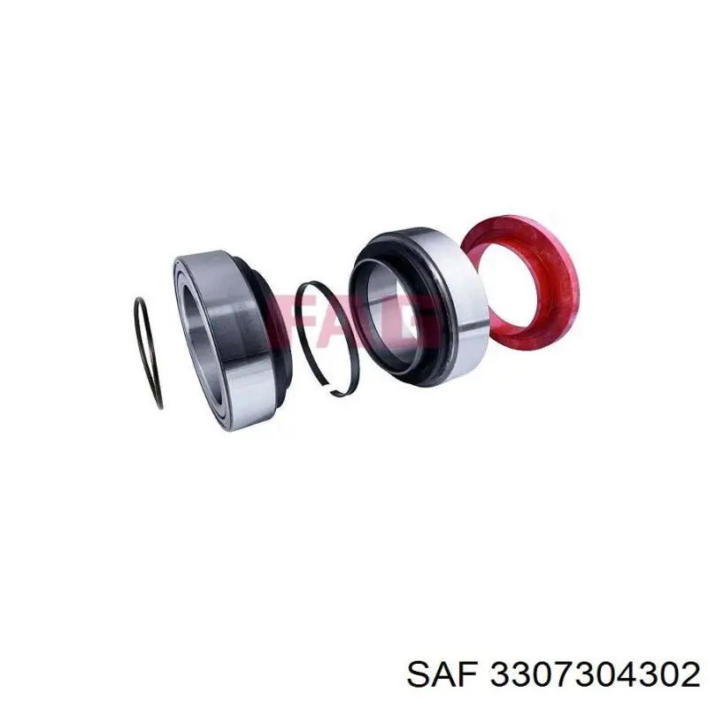 3307304302 SAF Piasta tylna