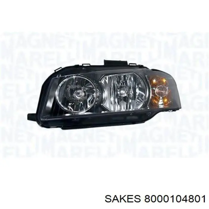 Do koszyka 8V0941004 VAG Reflektor prawy
