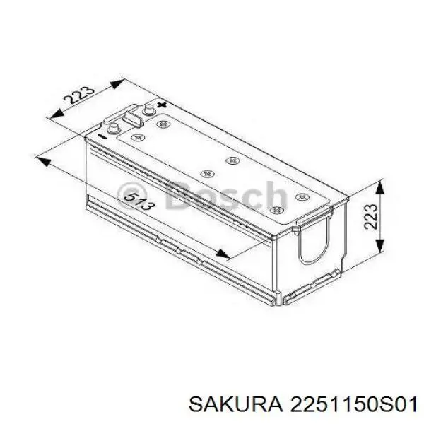 Do koszyka 20935640 Volvo Bateria (akumulator)