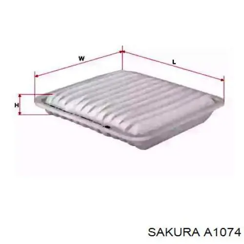 Do koszyka A1074 Sakura Filtr powietrza