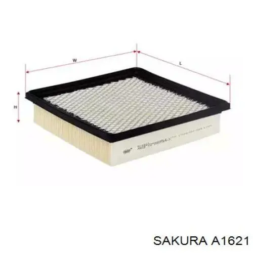 Filtr powietrza Sakura A1621 cena, od 8,84 USD