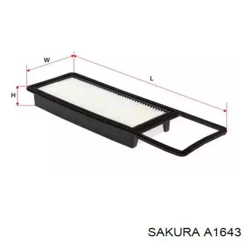A1643 Sakura Filtr powietrza