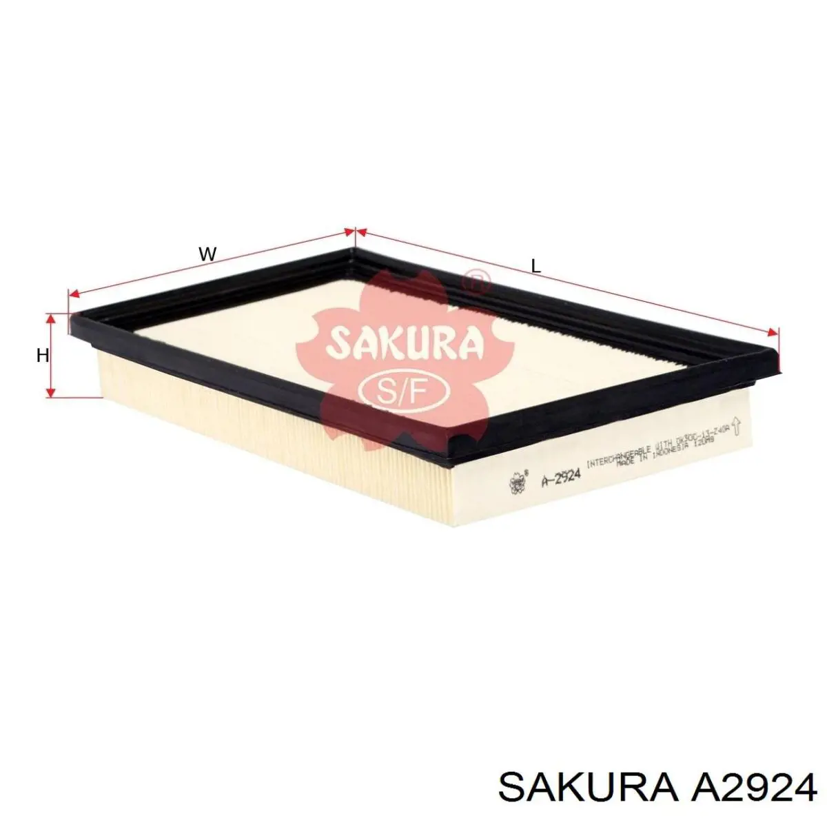 A2924 Sakura Filtr powietrza