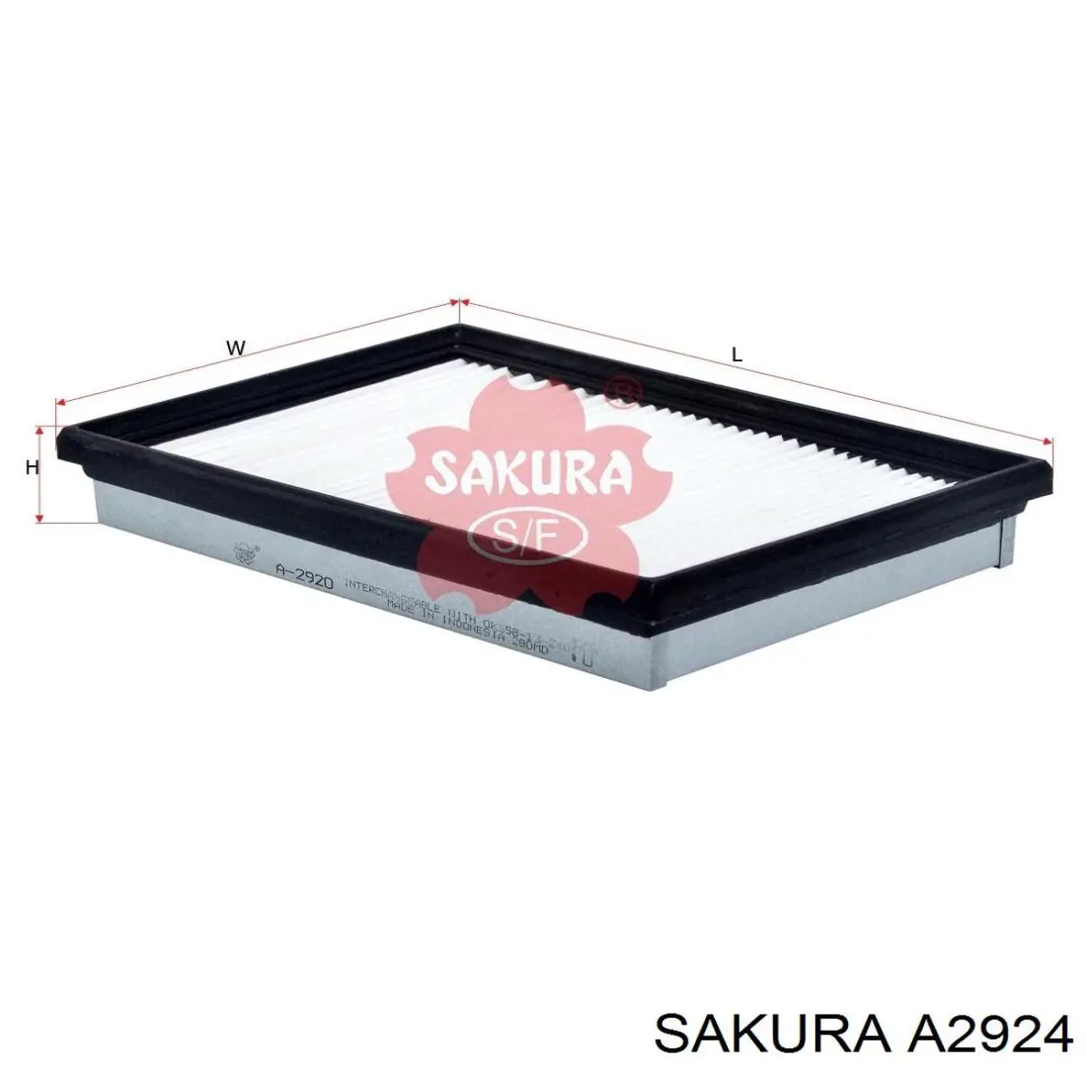 Do koszyka A2924 Sakura Filtr powietrza