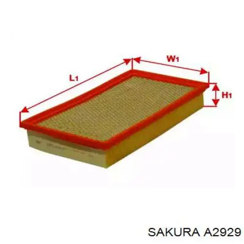 Filtr powietrza Sakura A2929 cena, od 14,92 USD