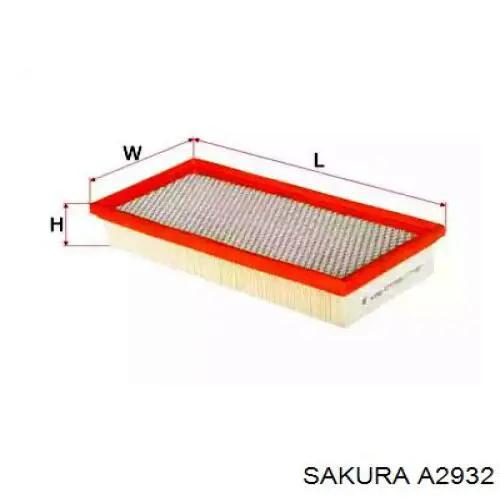 A2932 Sakura Filtr powietrza