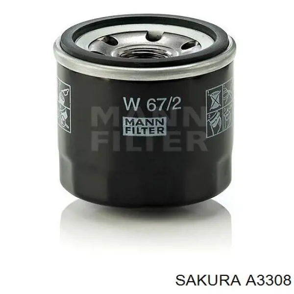 Filtr powietrza A3308 Sakura