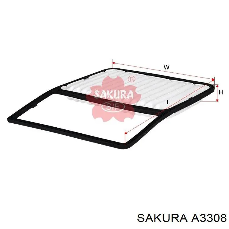 A3308 Sakura Filtr powietrza