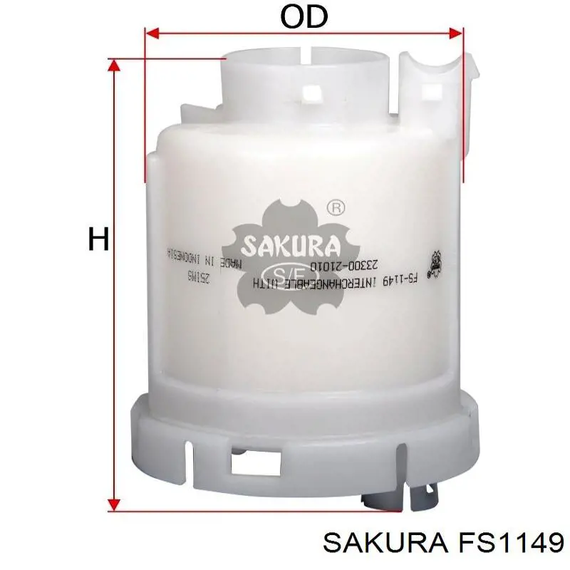 Filtr paliwa Sakura FS1149 cena, od 15,56 USD