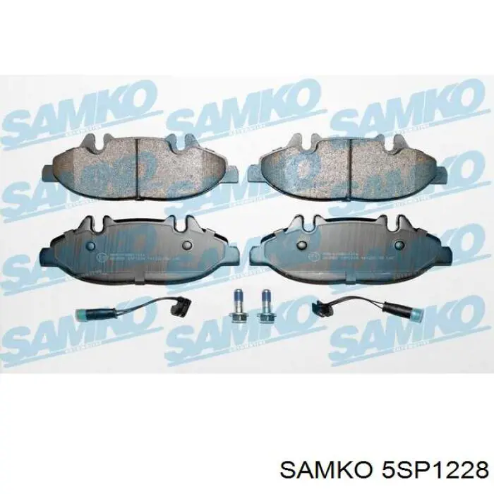 5SP1228 Samko Klocki hamulcowe przednie tarczowe