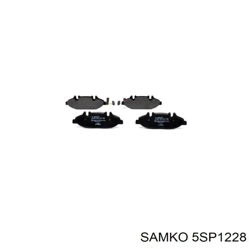 Do koszyka 5SP1228 Samko Klocki hamulcowe przednie tarczowe