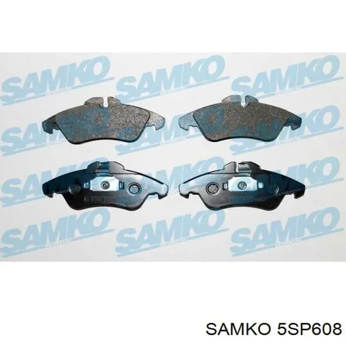 Klocki hamulcowe przednie tarczowe Samko 5SP608 cena, od 24,51 USD