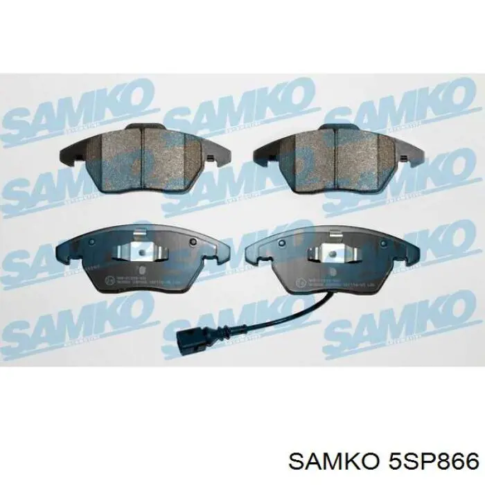 5SP866 Samko Klocki hamulcowe przednie tarczowe