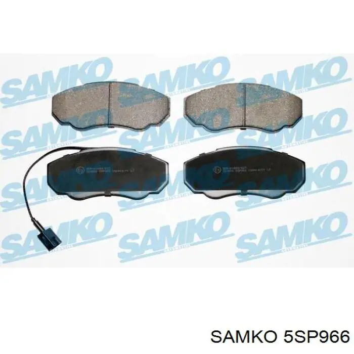 Klocki hamulcowe przednie tarczowe Samko 5SP966 cena, od 27,00 USD