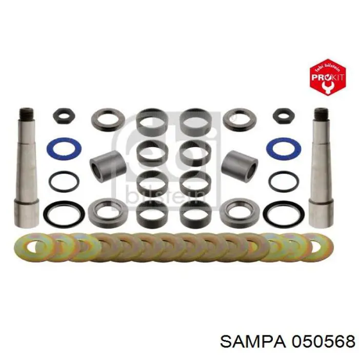 Zestaw naprawczy sworznia zwrotnicy Sampa Otomotiv‏ 050568 cena, od 166,25 USD