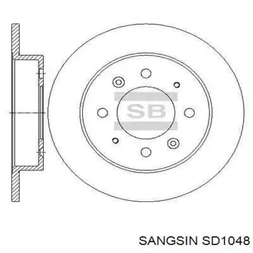 Tarcza hamulcowa przednia Sangsin SD1048 cena, od 47,57 USD