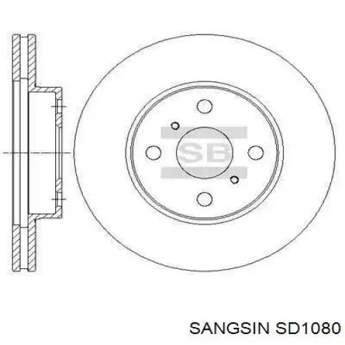 Do koszyka SD1080 Sangsin Tarcza hamulcowa tylna