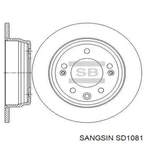 SD1081 Sangsin tarcza hamulcowa tylna